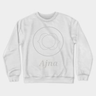 ArtStation66 - Yoga Chakra Design - Ajna - Third Eye Symbol Crewneck Sweatshirt